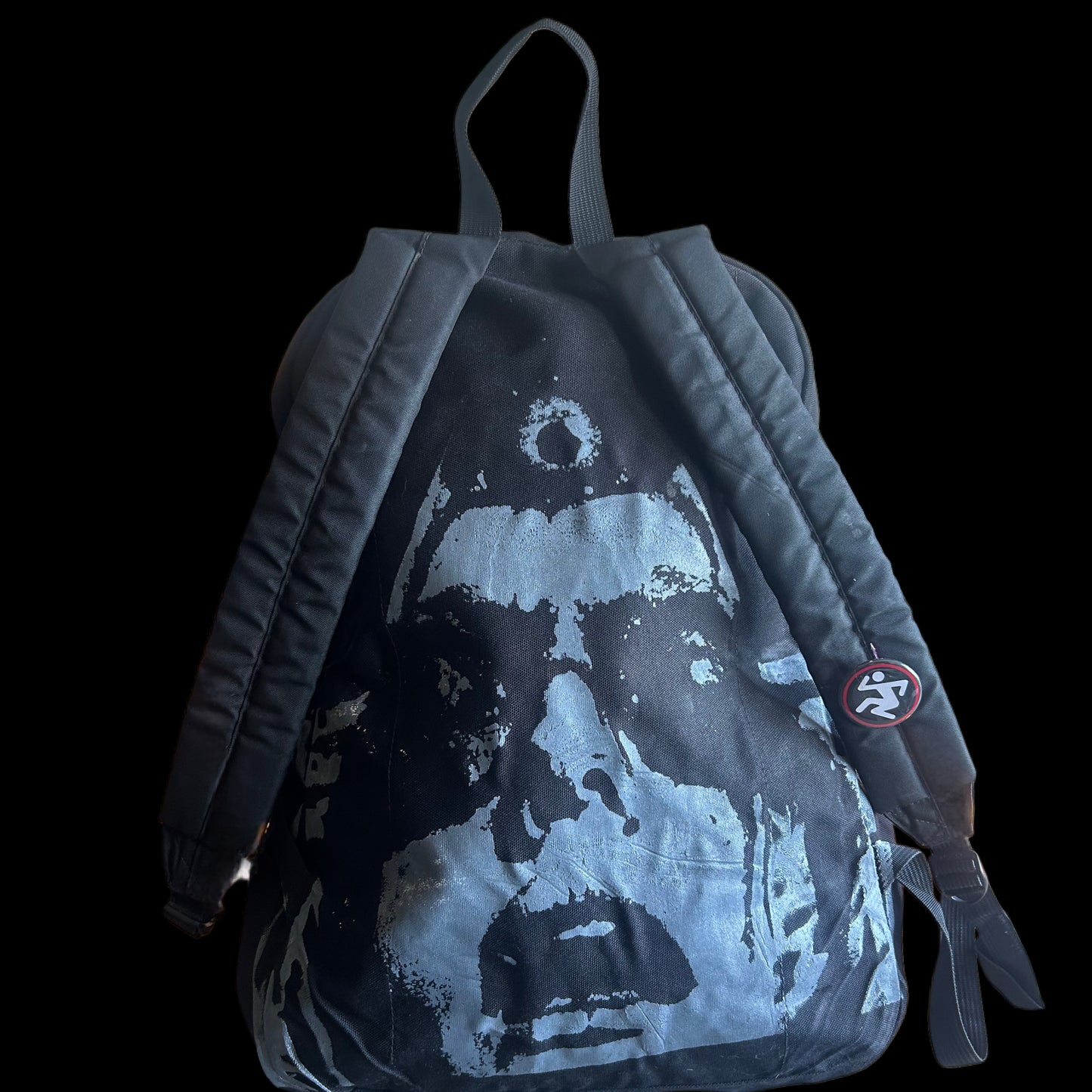 black distorted backpavk
