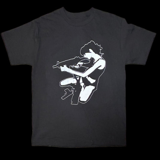 a girl has a gun tee