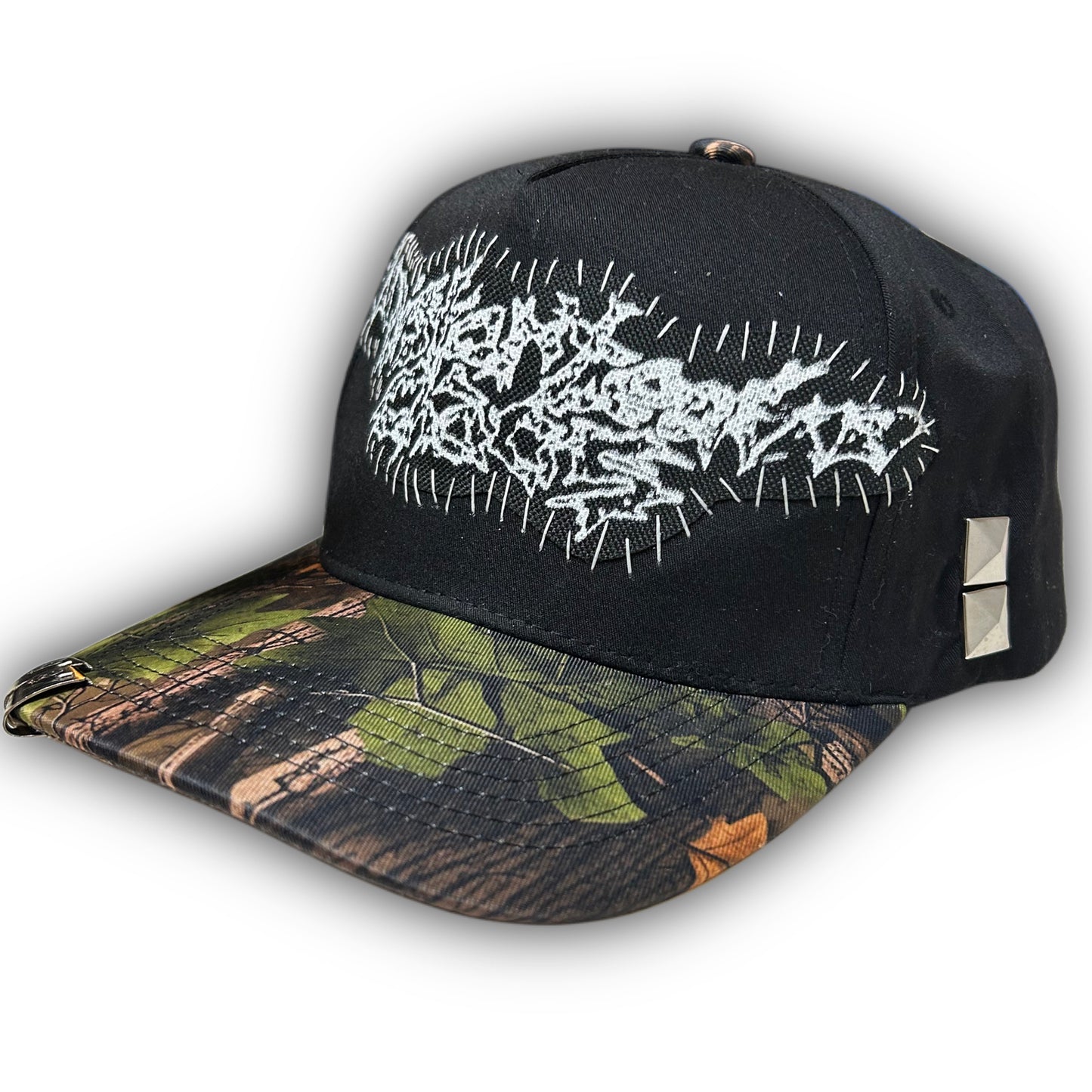 1-1 forest camo hat (black)