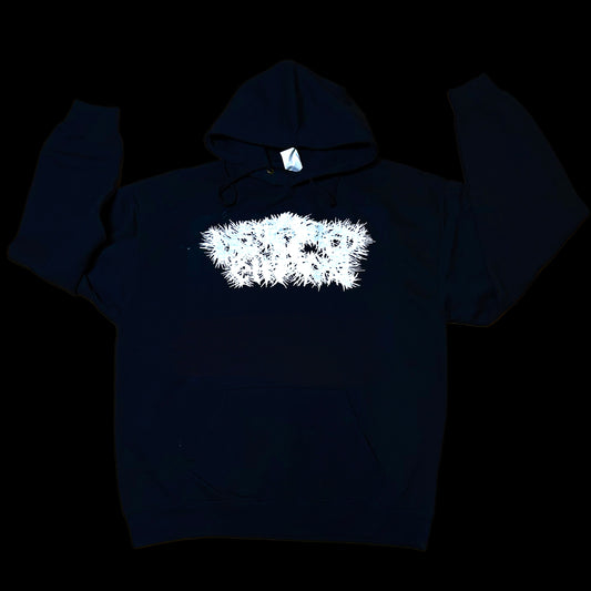 distorted hoodie