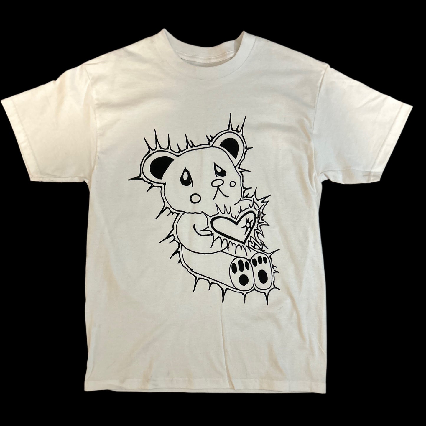 sad bear tee(white)