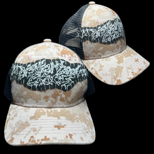 digital camo patch hat