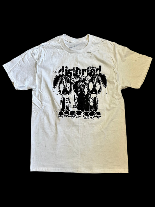White dead bunny tee