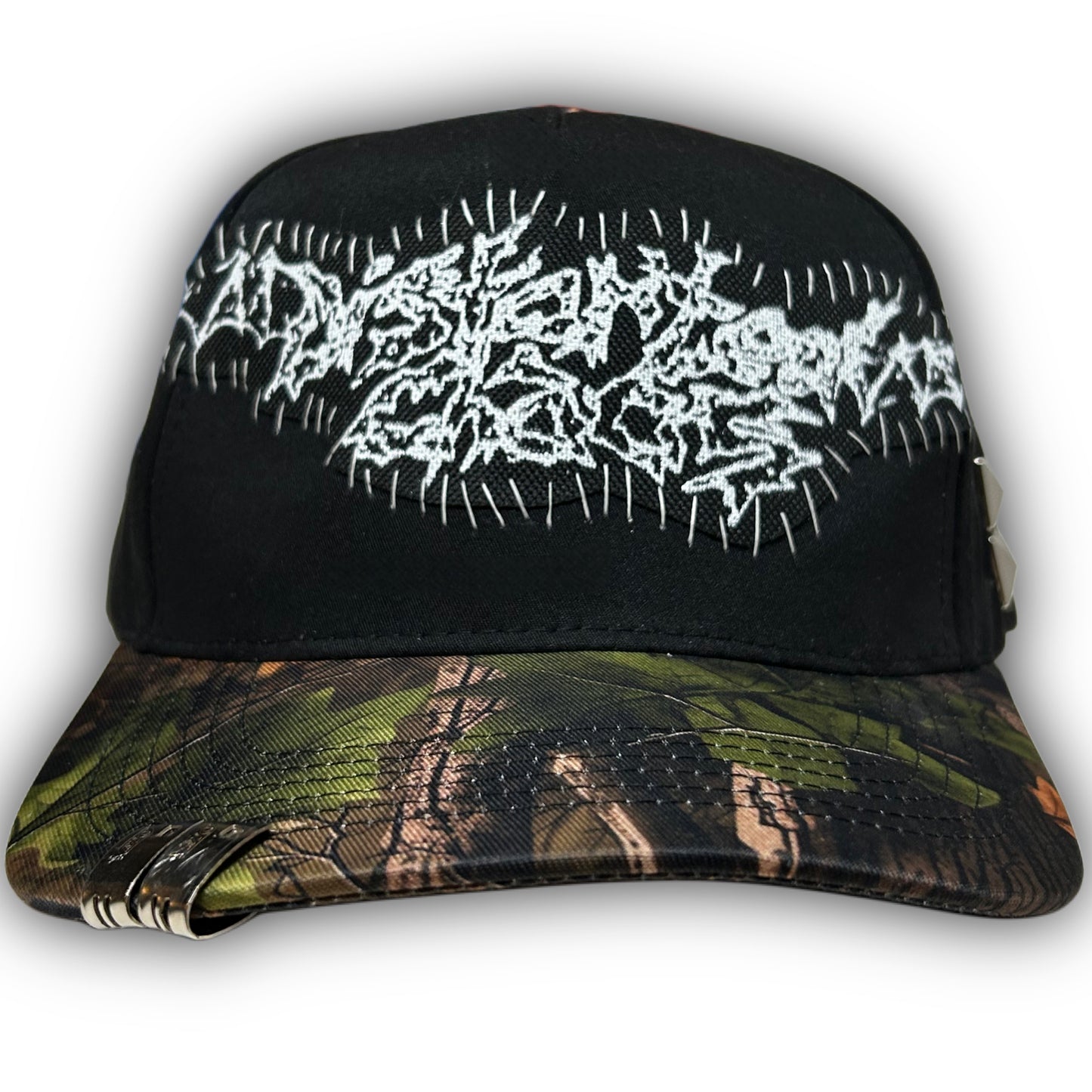 1-1 forest camo hat (black)